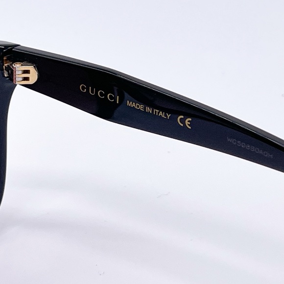 NEW GUCCI GG0800SA 002 CAT EYE BLACK RED SUNGLASSES GUCCI - Picture 12 of 15